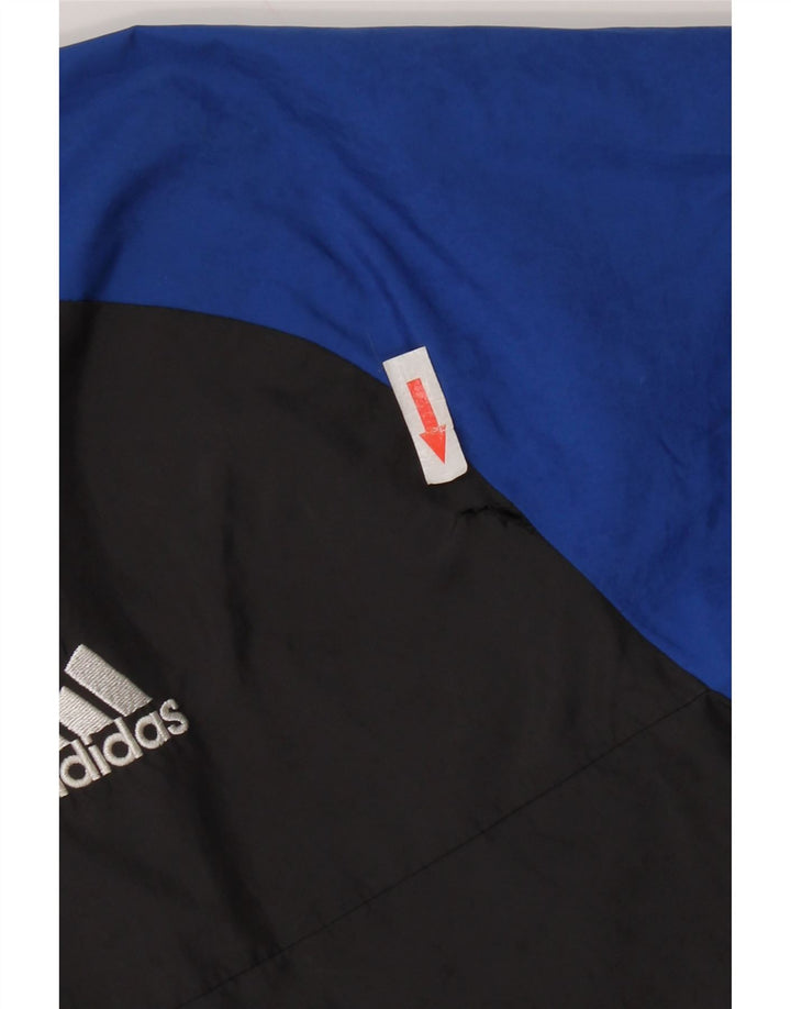 Adidas Chaqueta cortavientos para niño 9-10 años Negro Poliéster color block