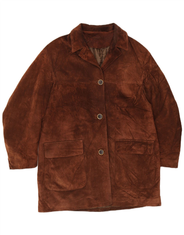 Abrigo de ante para mujer Conbipel IT 48 XL Cuero marrón