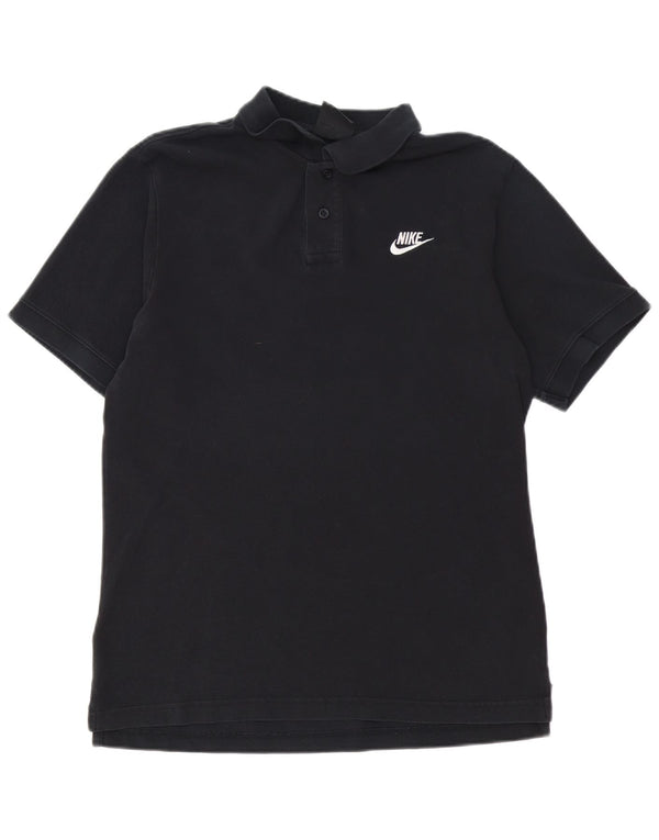 Polo NIKE Hombre Algodón Negro Mediano