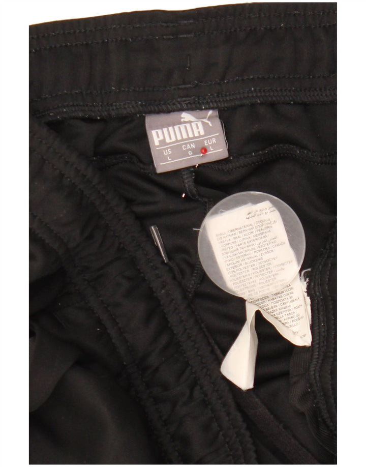 Pantalón De Chándal Puma Hombre Grande Negro Poliéster