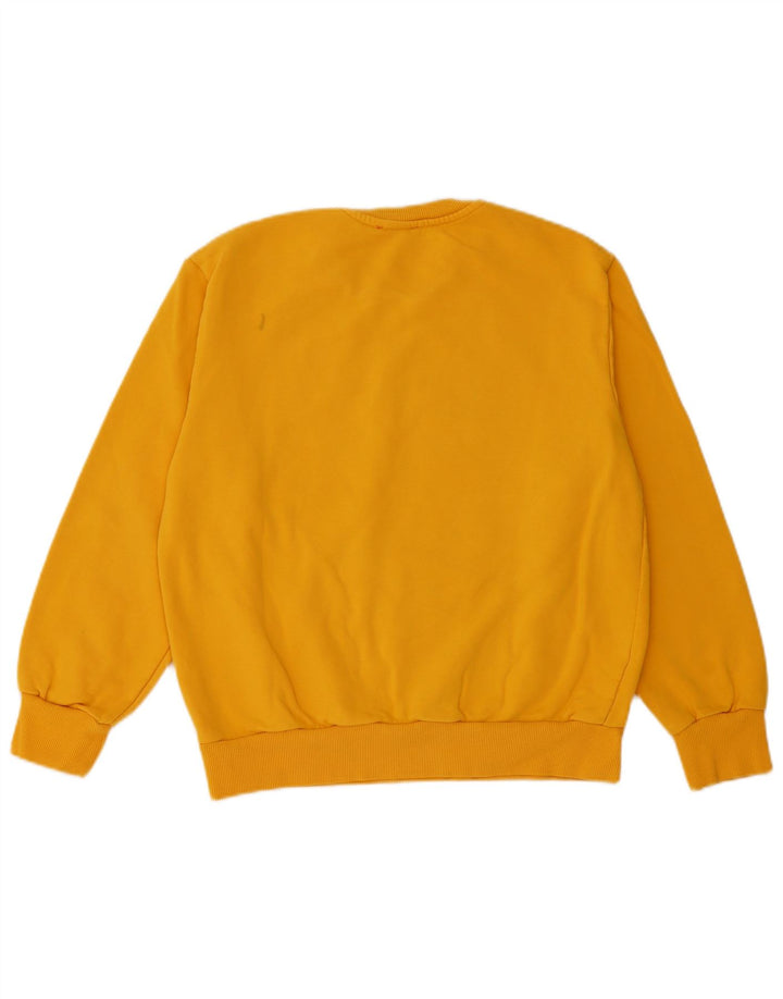 Diesel Sudadera Gráfica para Mujer Jersey UK 44 Algodón Amarillo Mediano