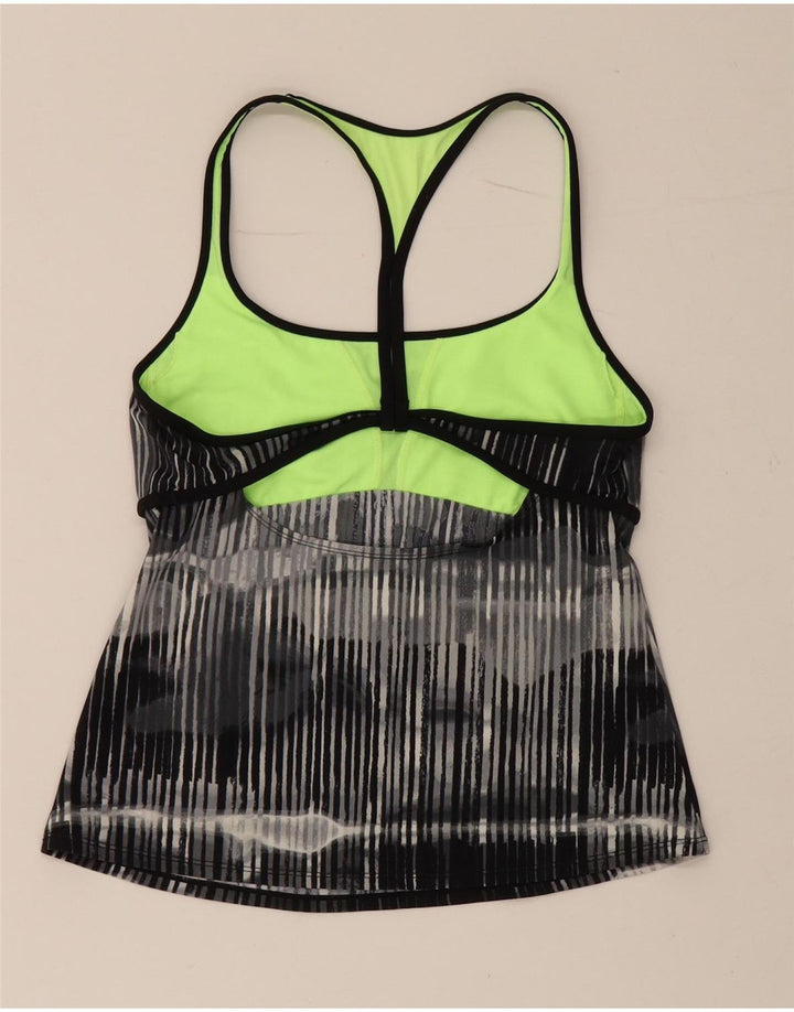 Nike - Camiseta sin mangas para mujer, talla 40, talla grande, color negro, poliamida a rayas