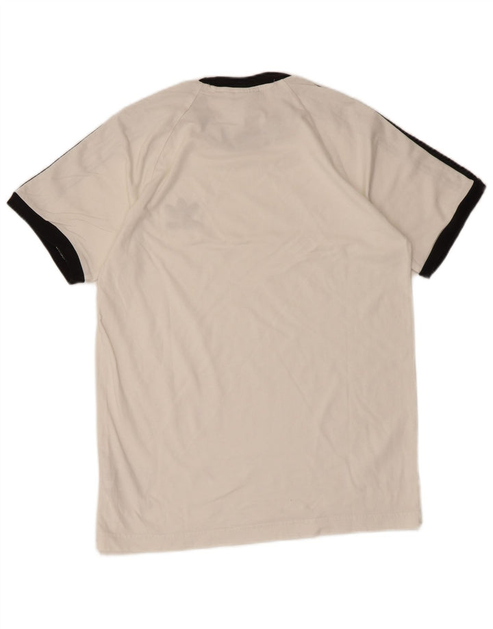 Adidas Hombre Camiseta Top Small Blanco Algodón