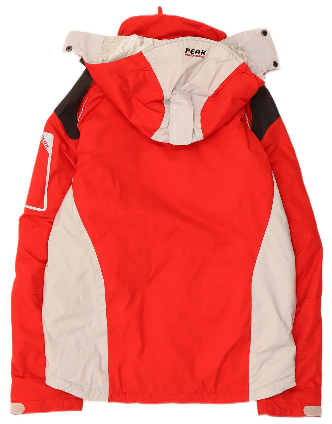 Peak Performance Chaqueta de esquí con capucha para hombre UK 38 Medium Red Colourblock