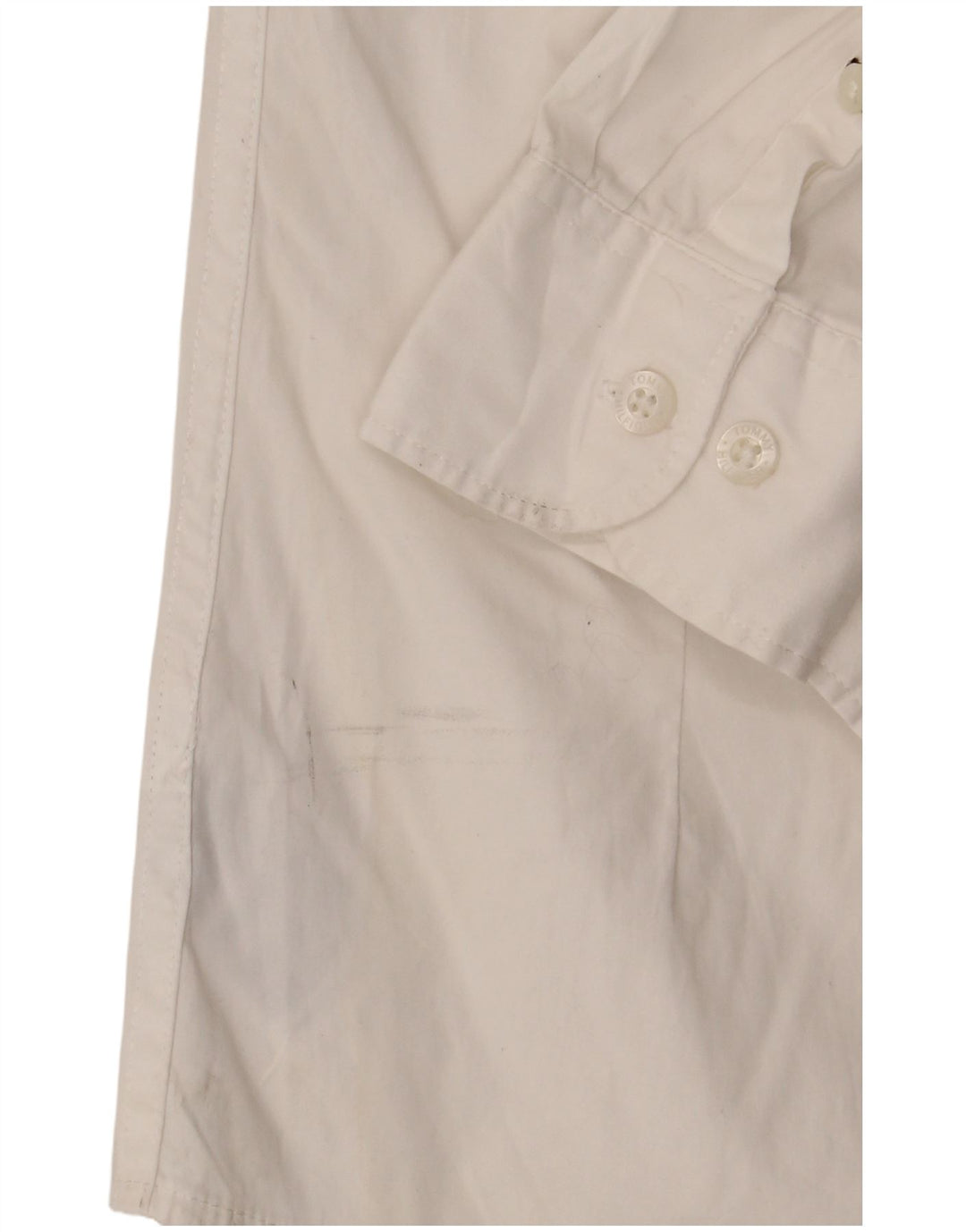 Tommy Hilfiger Camisa Niño 11-12 Años Blanco Algodón