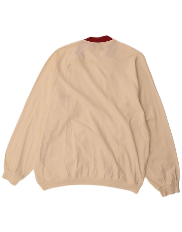 Cárdigan Hombre Trussardi Jeans 2XL Blanco Roto Algodón Colorblock