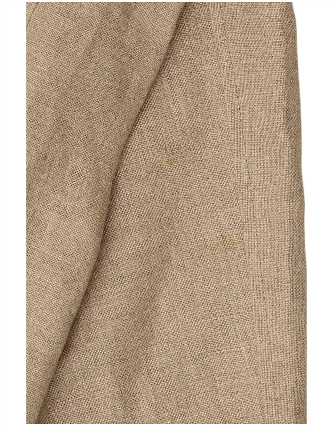 LES COPAINS Chaqueta tipo blazer de 4 botones para mujer IT 46 Large Beige Linen