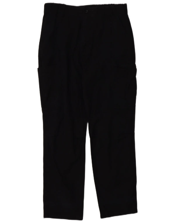 Zara Pantalón cargo recto para hombre EU 42 Large W32 L29 Negro