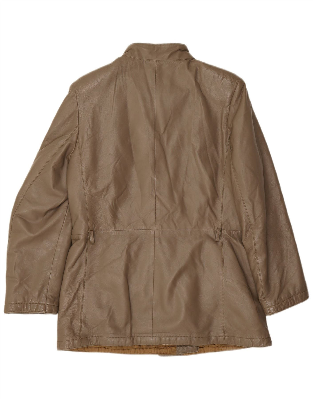 Chaqueta de cuero para mujer Bignami IT 44 Gris medio