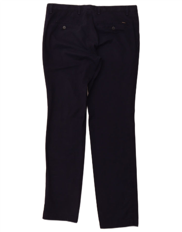HUGO BOSS Pantalón chino recto para hombre IT 48 Medium W34 L32 Azul marino