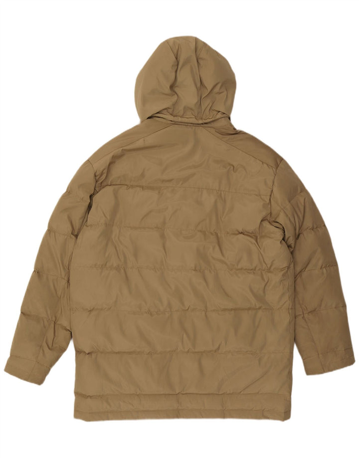 Paul & Shark Chaqueta acolchada con capucha para hombre UK 42 XL Caqui Poliéster