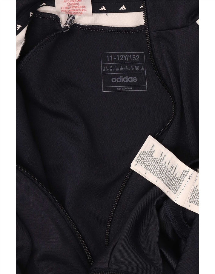 Adidas Chaqueta Chándal Niño 11-12 Años Azul Marino Poliéster