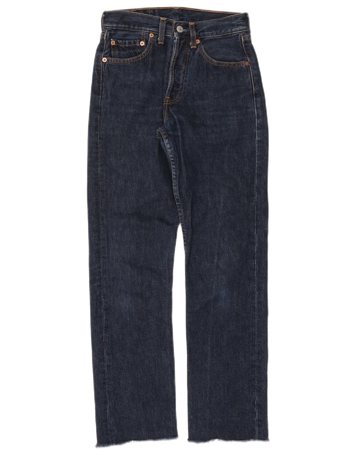 Vaqueros Levi's Mujer 501 Rectos W26 L30 Azul Marino