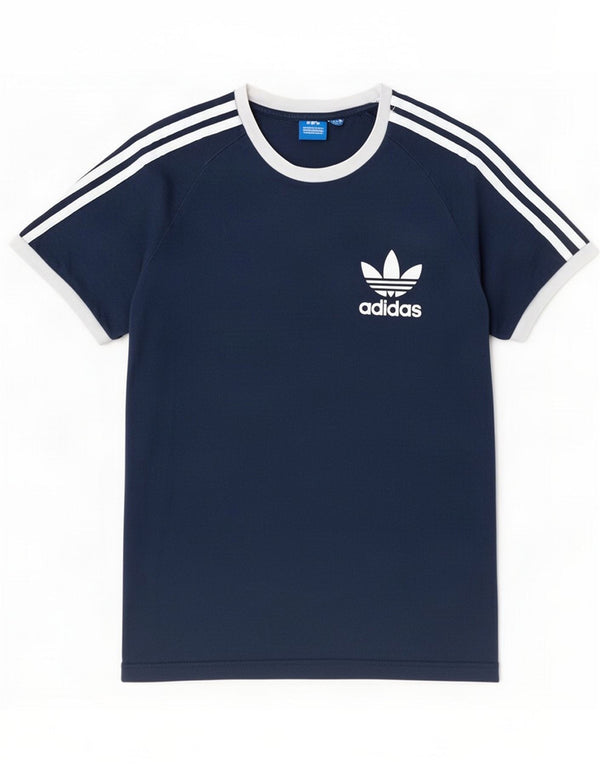 Camiseta Adidas para hombre Top Medium Azul Marino Algodón