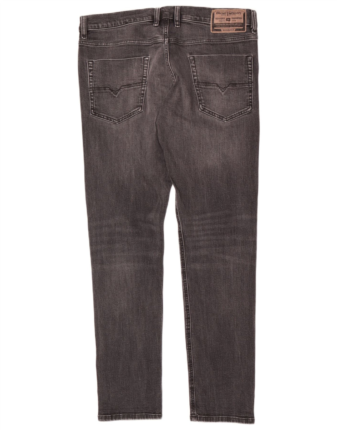 Diesel Vaqueros ajustados para hombre W34 L33 Algodón gris
