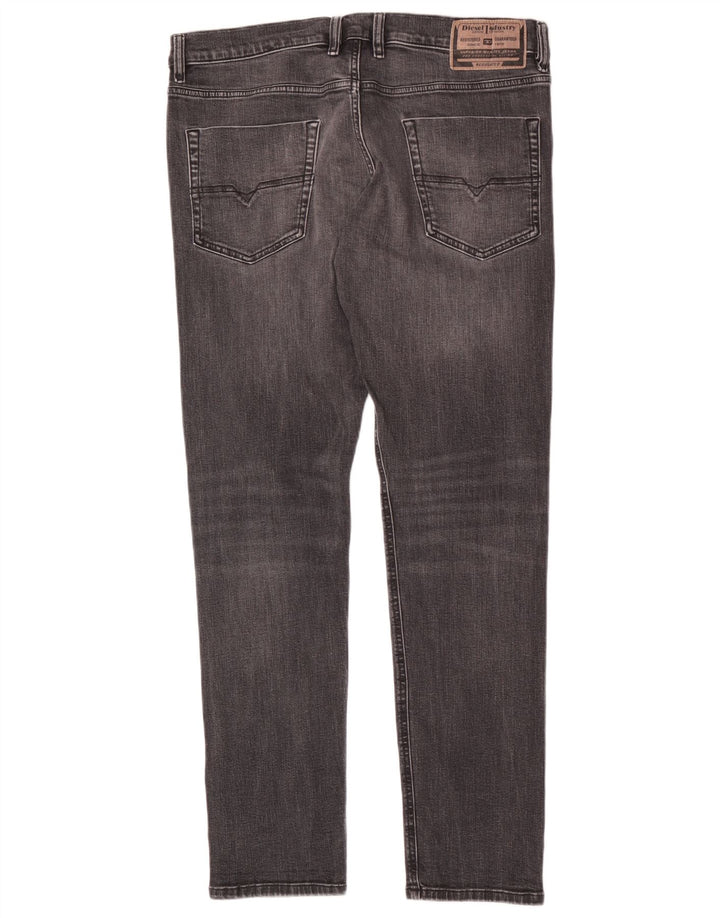 Diesel Vaqueros ajustados para hombre W34 L33 Algodón gris