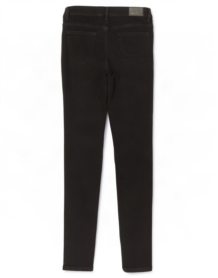 Vaqueros Superdry Alexia Jegging para mujer W28 L32 Algodón negro