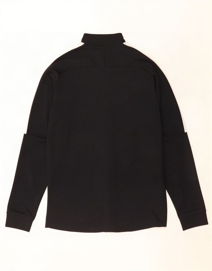 Nike Hombre Dri Fit Chándal Top Chaqueta Mediano Negro Colorblock Poliéster