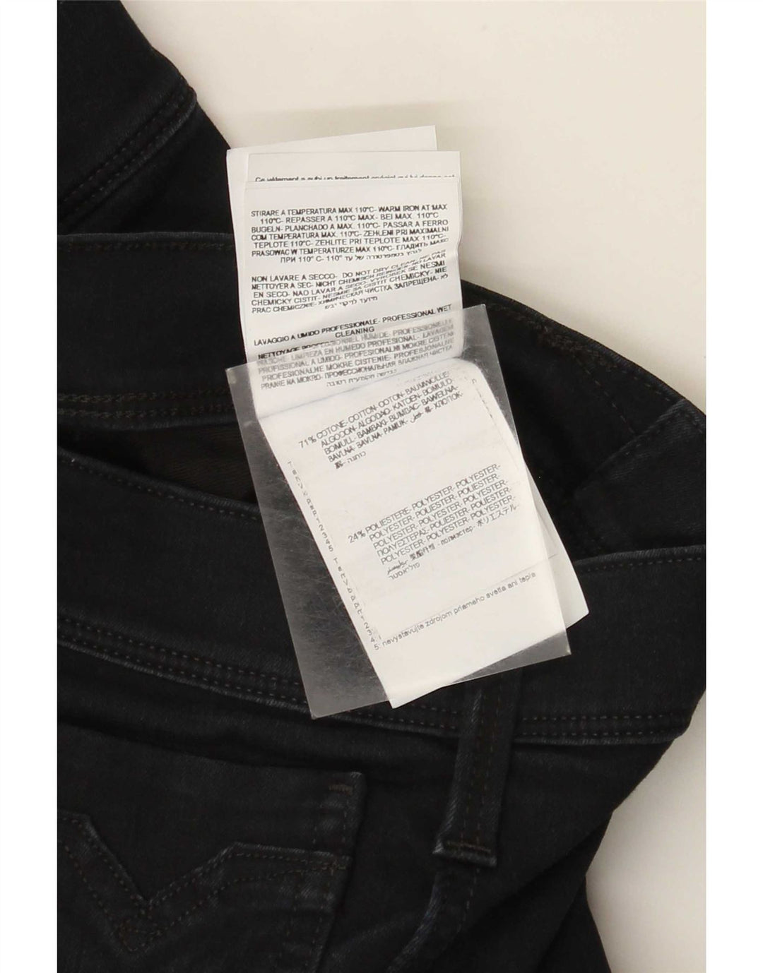 Vaqueros ajustados para hombre Replay W31 L34 Algodón azul marino