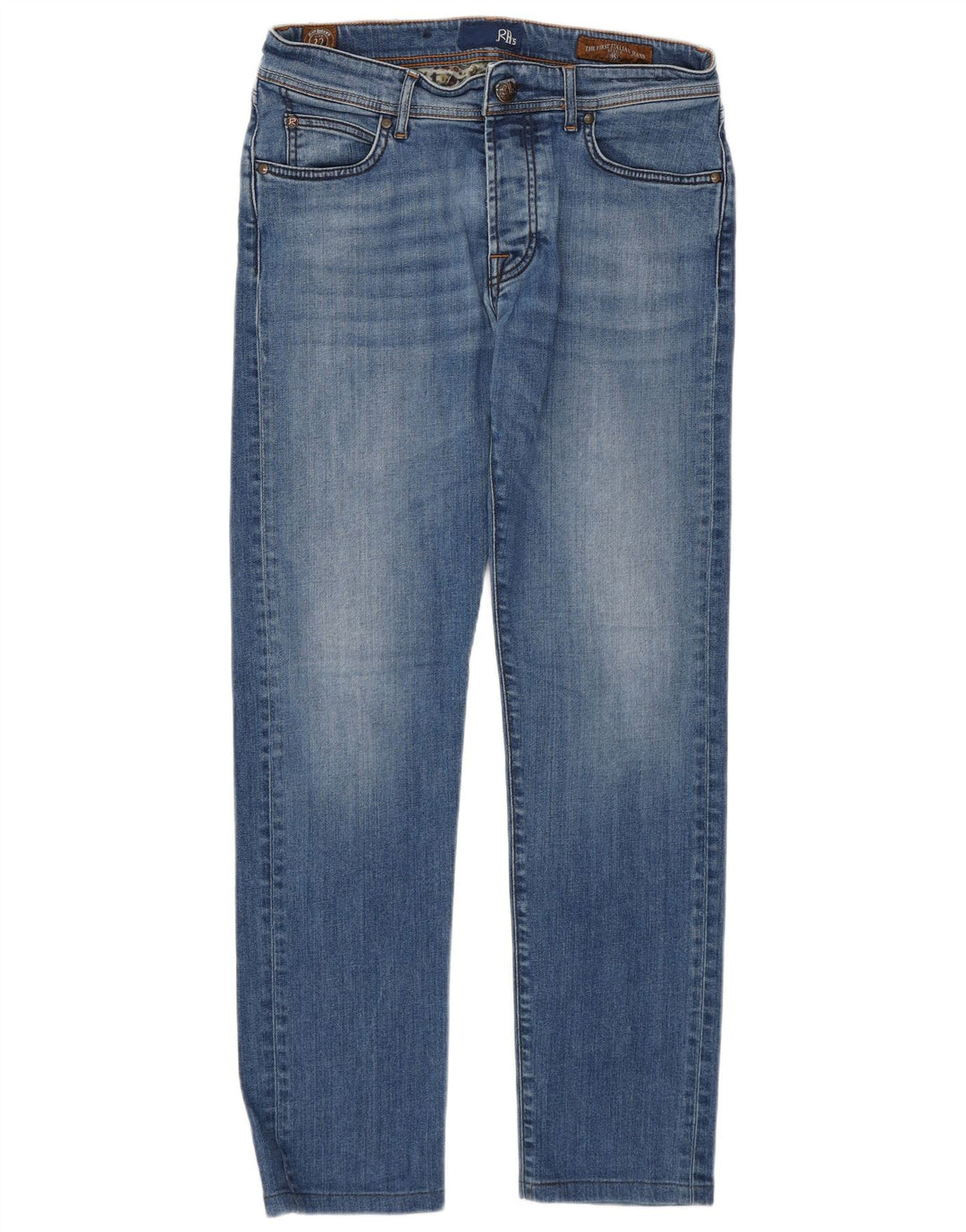 Vaqueros rectos para mujer Roy Rogers W32 L30 Algodón azul