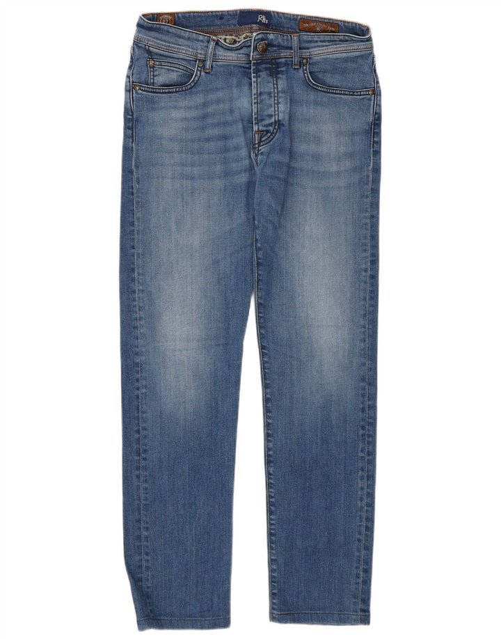 Vaqueros rectos para mujer Roy Rogers W32 L30 Algodón azul