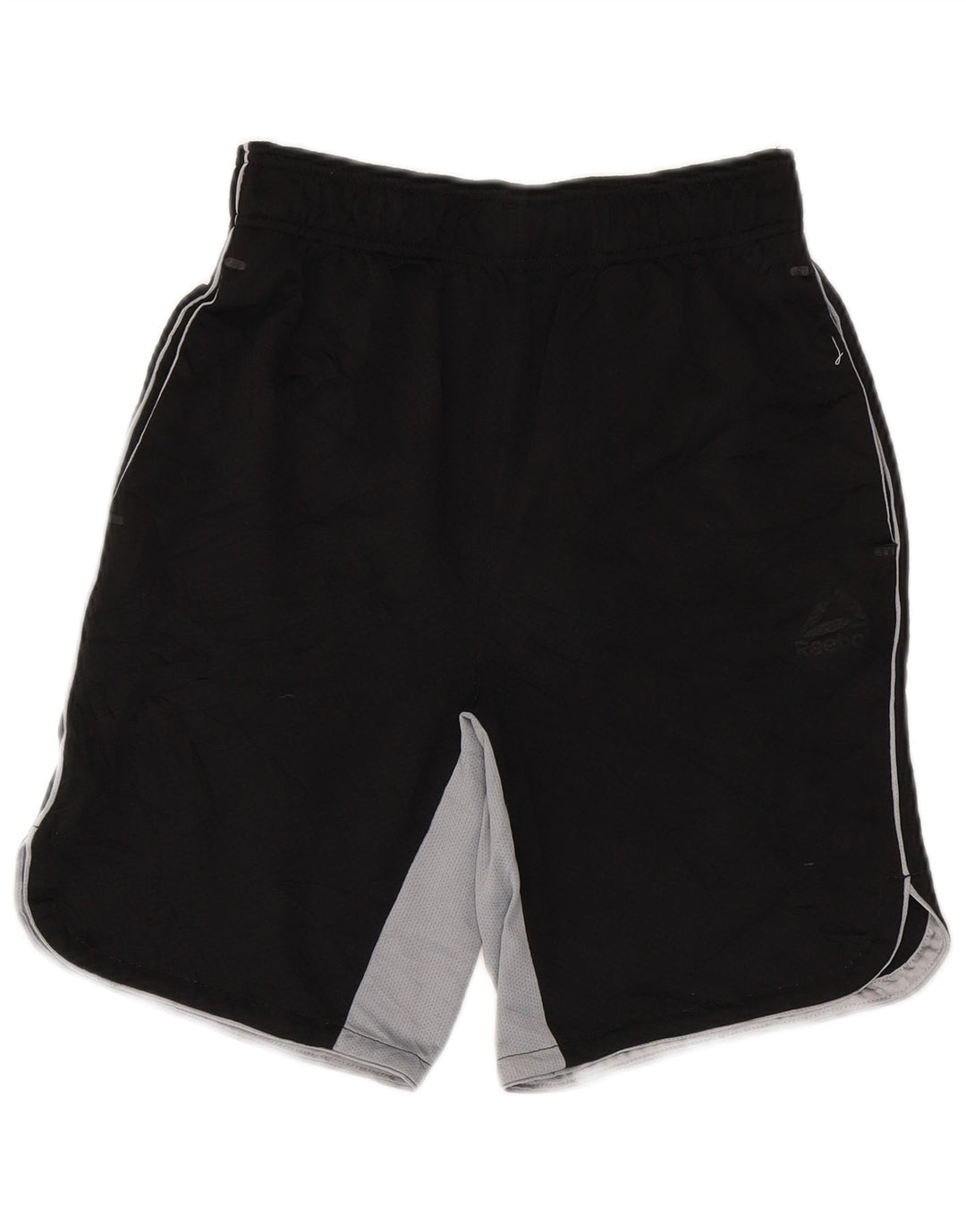 Reebok Shorts deportivos para hombre Small Black Colourblock Poliéster