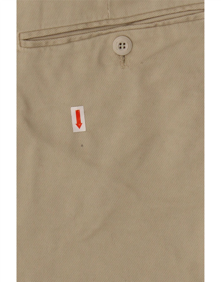 Dondup Hombre Pantalón Chino Slim W34 L33 Beige Modal