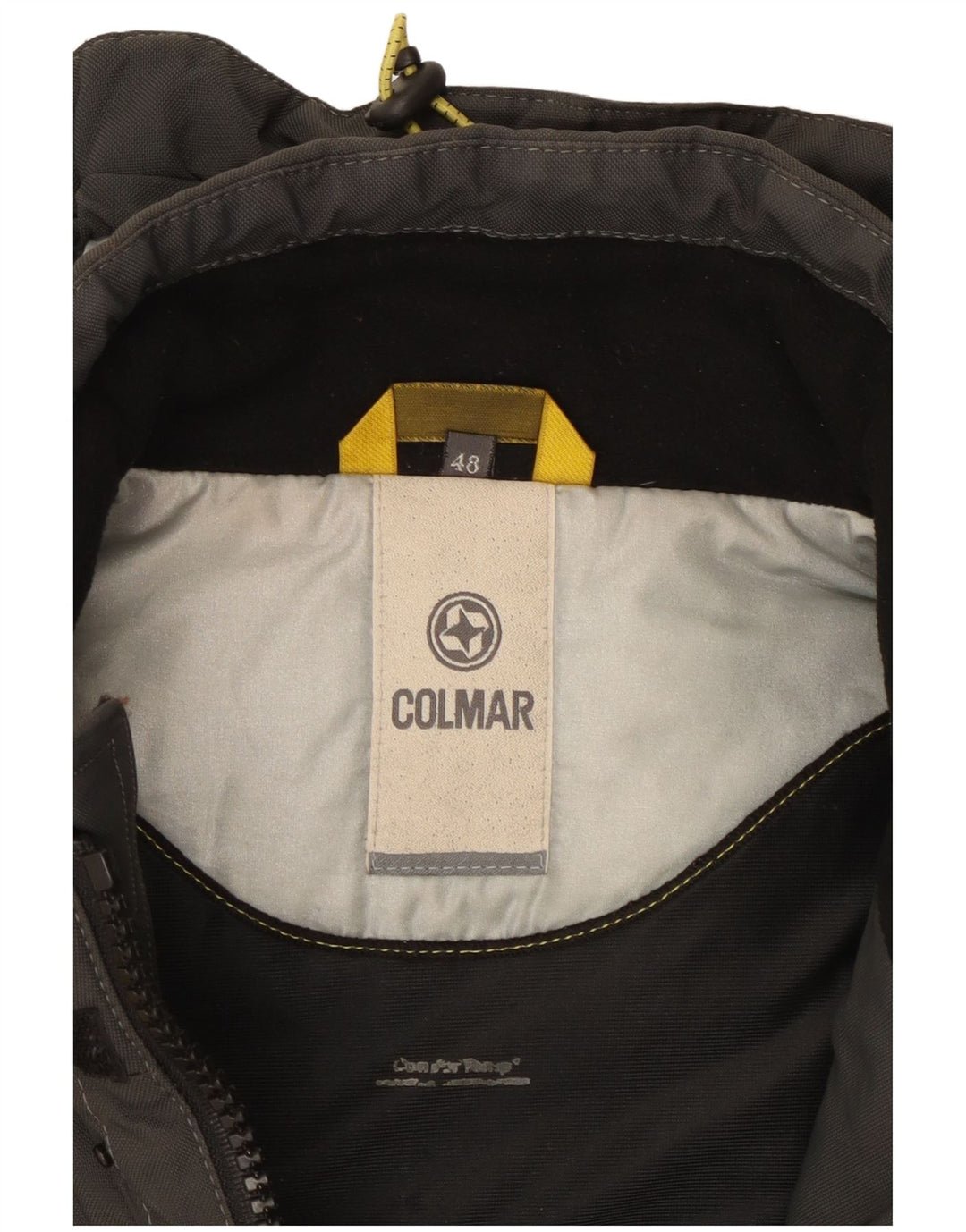 Colmar Chaqueta de esquí con capucha para hombre IT 48 Gris medio Colorblock