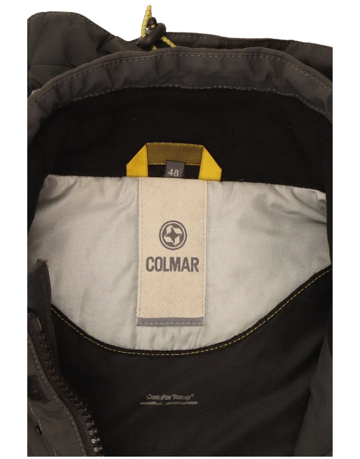 Colmar Chaqueta de esquí con capucha para hombre IT 48 Gris medio Colorblock