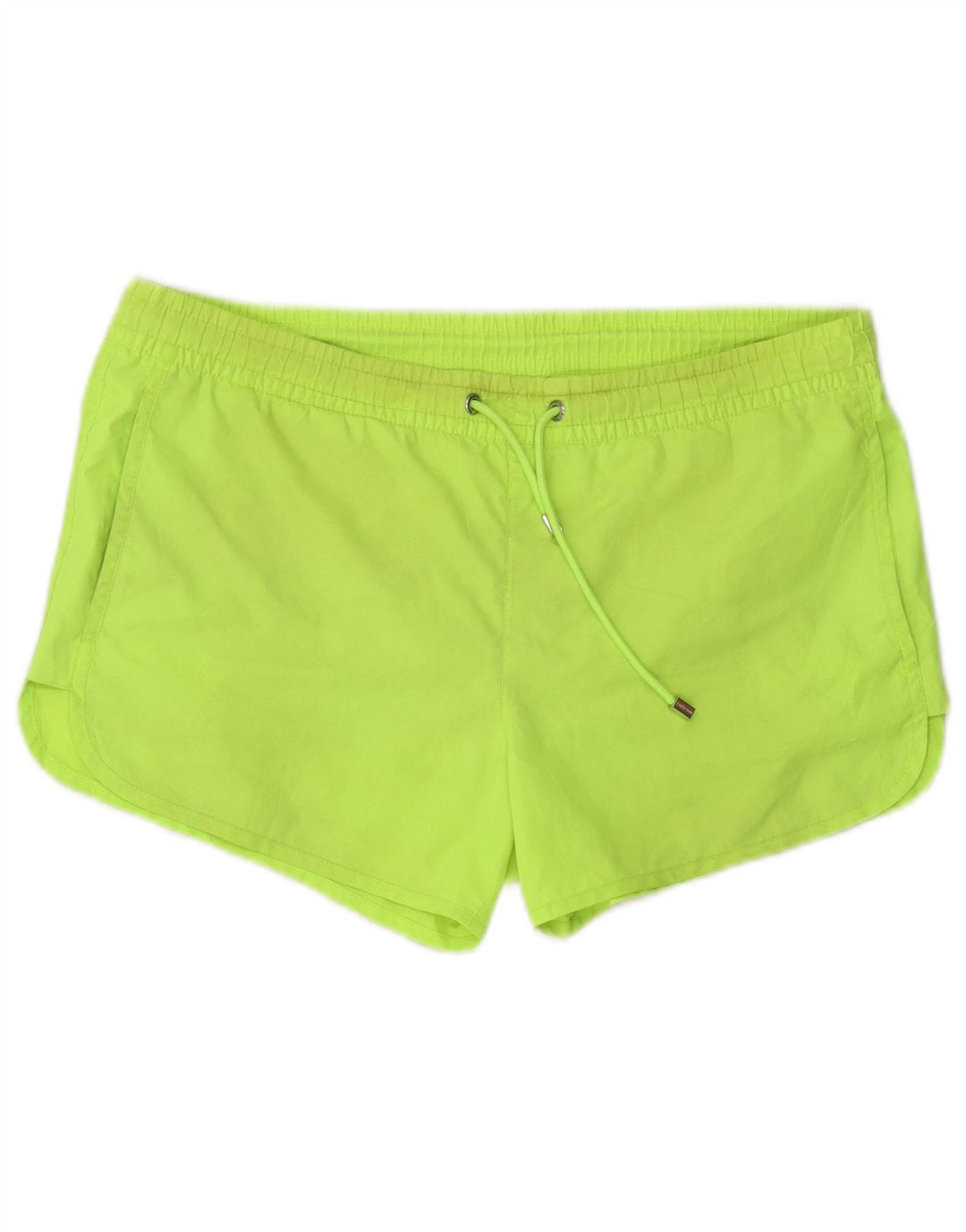 Zara Hombre Bañador Shorts Verde Medio Poliéster