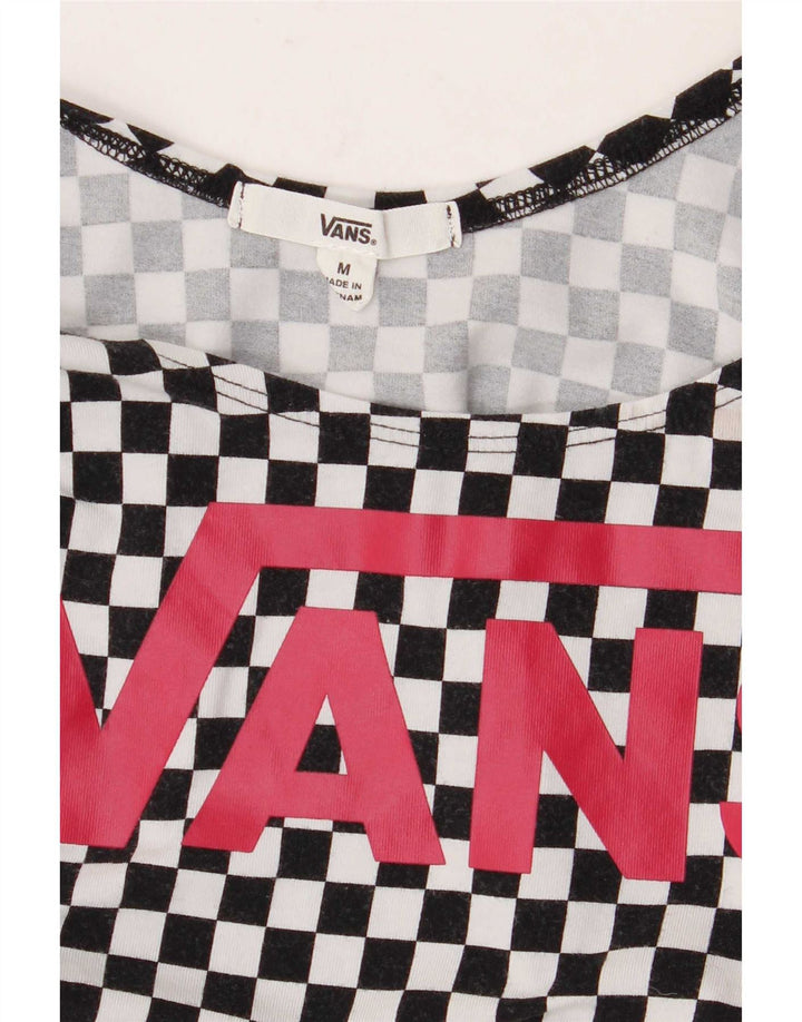 Vans Body gráfico para mujer UK 42 Mediano Negro Geométrico