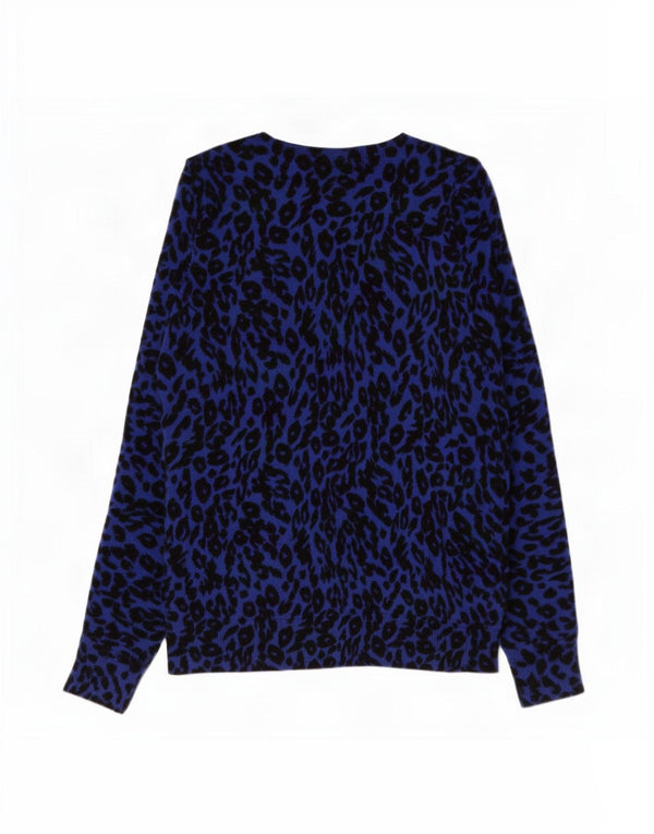 Marks & Spencer Jersey con Cuello Barco para Mujer UK 8 Small Azul Marino
