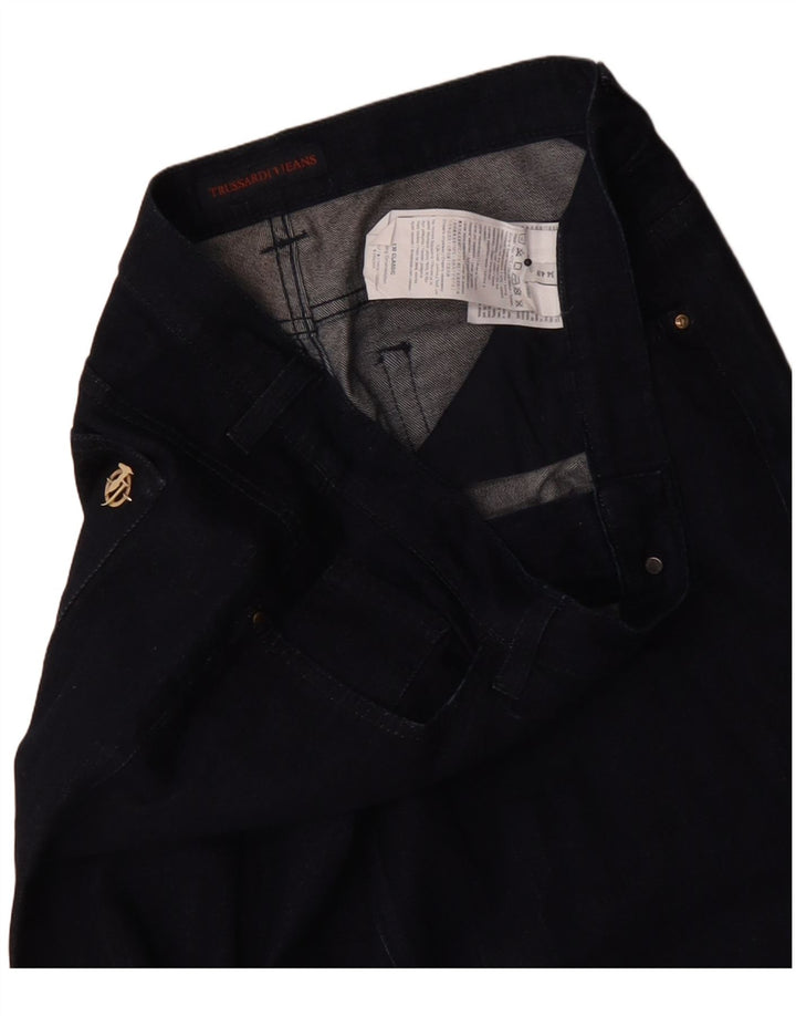 Vaqueros Trussardi Mujer Rectos IT 48 XL W34 L28 Azul Marino Poliéster