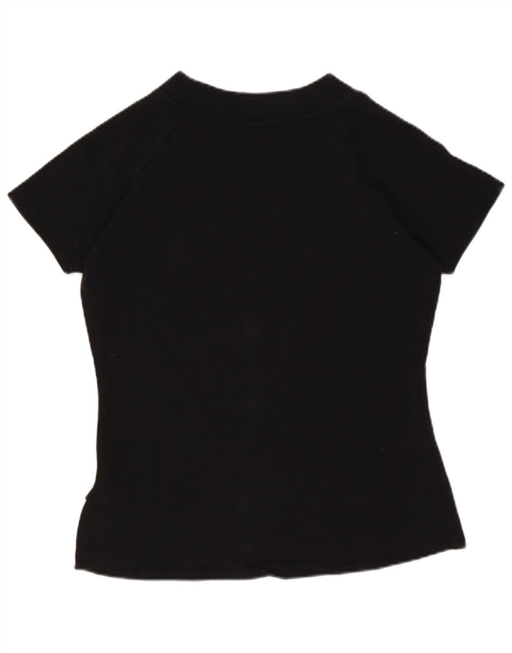 Adidas Camiseta gráfica para mujer Top UK 10 Small Black