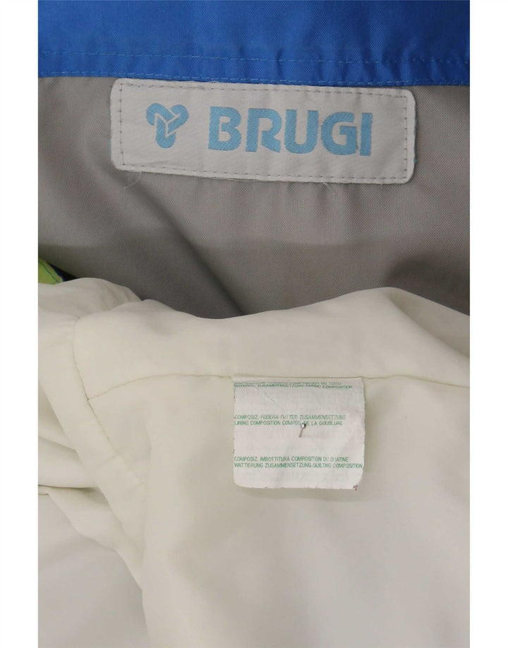 Mono de esquí Brugi para hombre talla grande en bloques de color azul