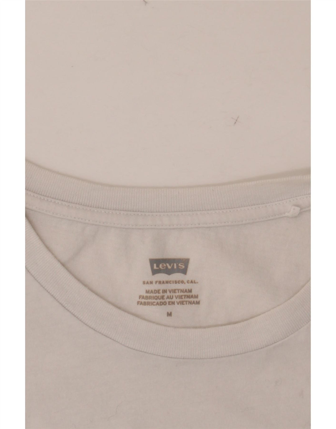 LEVI'S Camiseta gráfica para mujer Top UK 44 Medium White