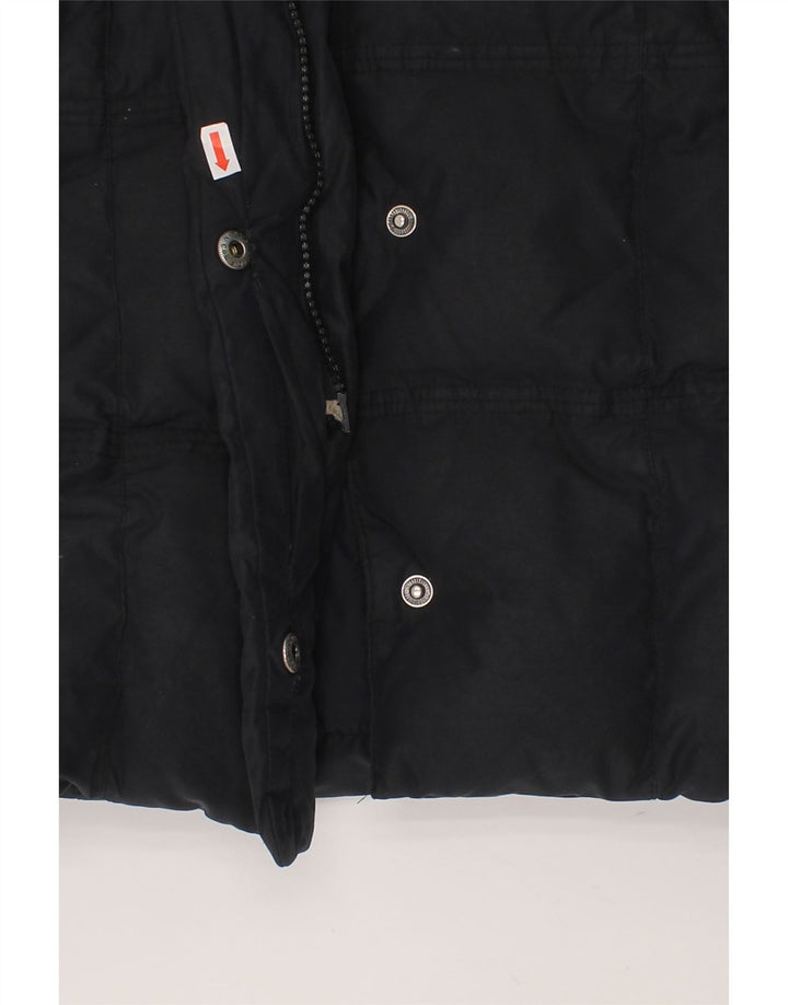 WOOLRICH Girls Hooded Padded Coat 5-6 Years Black Vintage Woolrich and Second-Hand Woolrich from Messina Hembry 