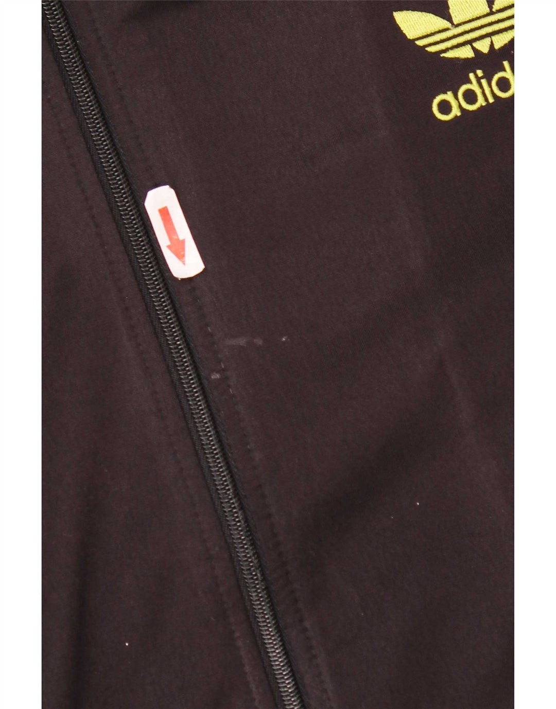 Adidas Hombre Chándal Top Chaqueta UK 46/48 XL Negro Poliéster