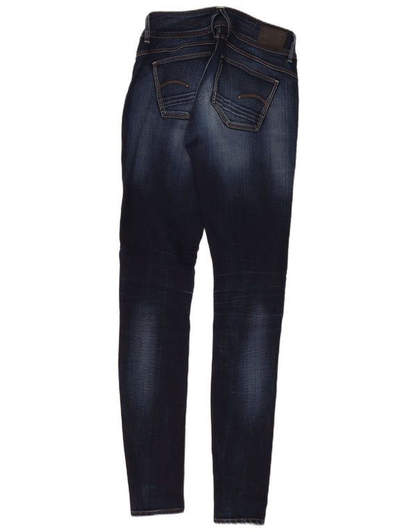 Vaqueros ajustados de talle medio Lynn para mujer G-Star W30 L36 Azul marino