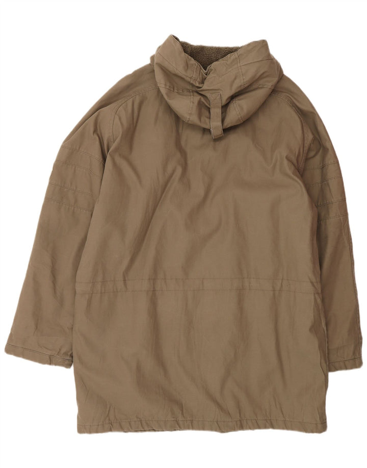 Levi's Parka con capucha para hombre, talla 40, algodón beige grande