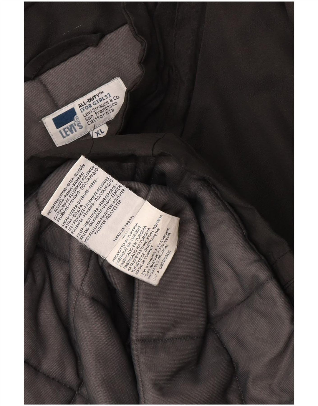 Levi's Abrigo cortavientos para mujer UK 18 XL Algodón gris