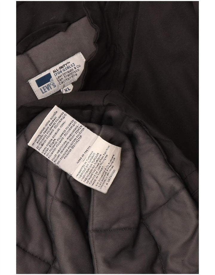 Levi's Abrigo cortavientos para mujer UK 18 XL Algodón gris