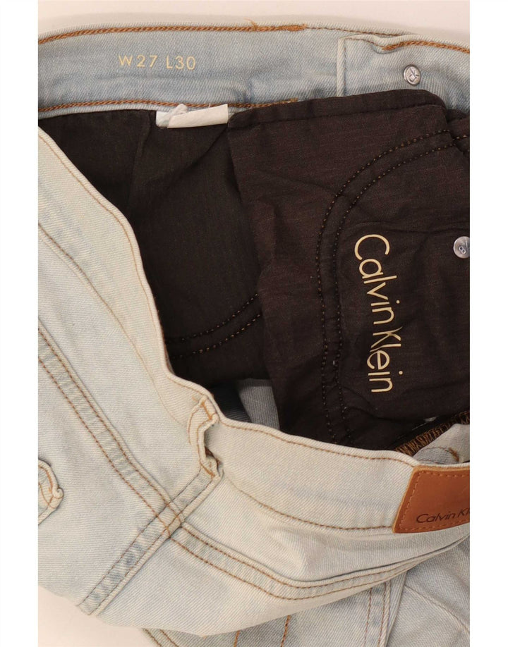 Vaqueros ajustados Calvin Klein para mujer W27 L26 azul