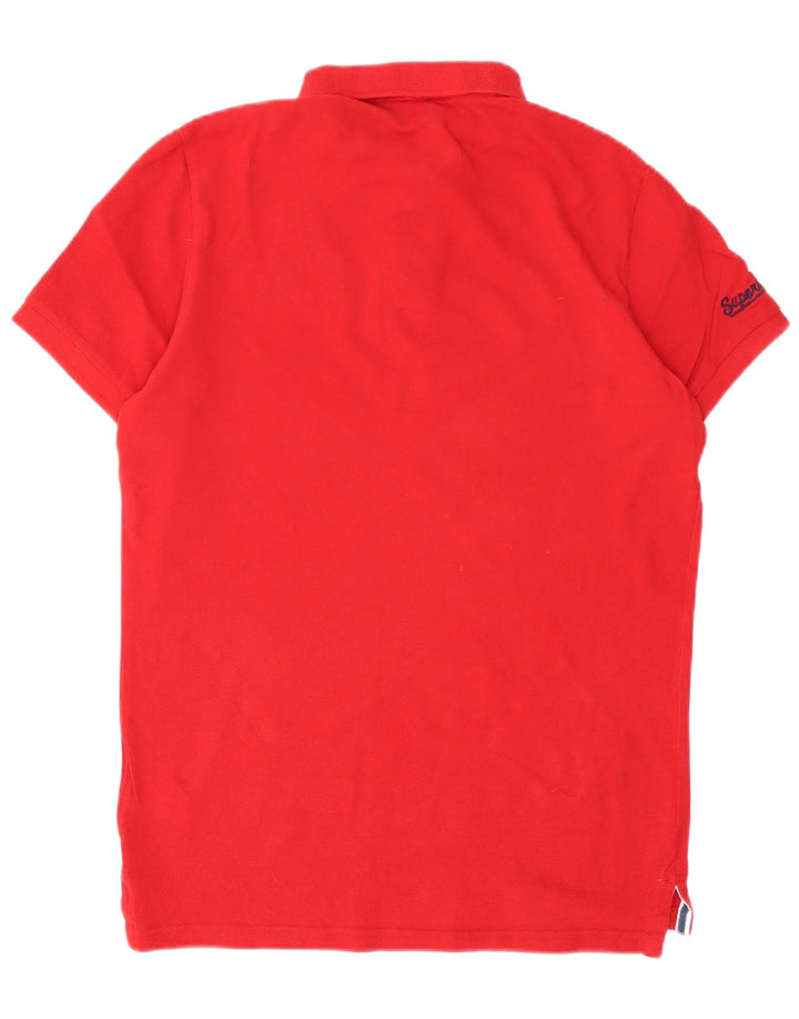Superdry Polo Gráfico Para Hombre De Algodón Rojo Grande