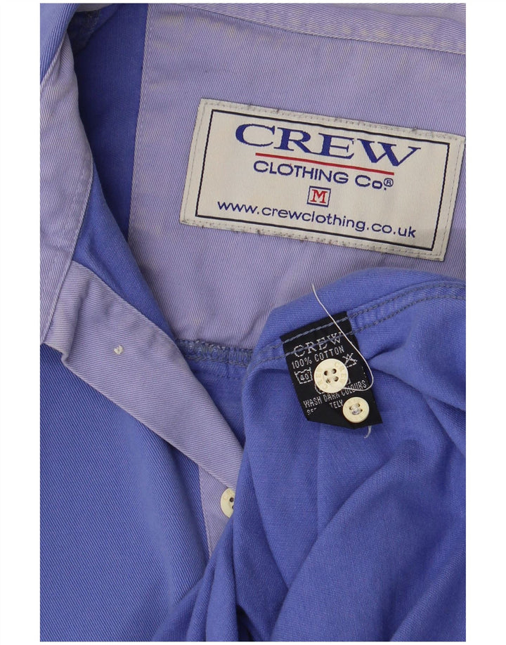 Crew Clothing Camisa tipo jersey para hombre Algodón azul medio