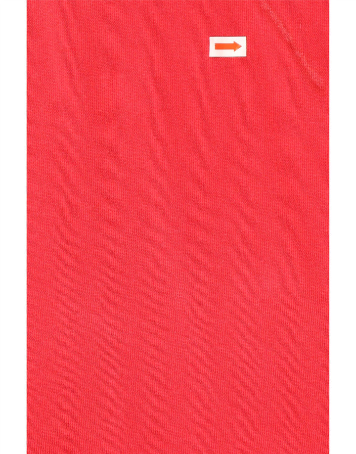 WHITE STUFF Sudadera con cuello con cremallera y ajuste holgado para hombre XL Rojo