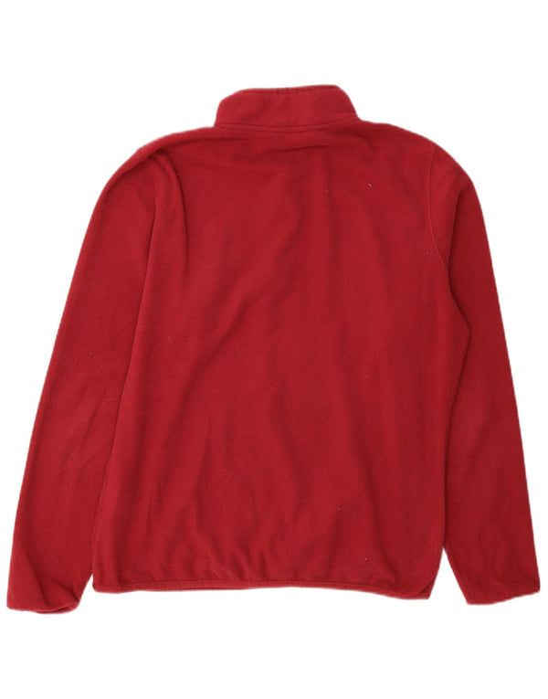 The North Face Jersey polar con cremallera y cuello para mujer UK 46 Grande Poliéster burdeos