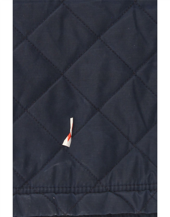 Crew Clothing Chaqueta acolchada para hombre UK 40 Grande Algodón azul marino