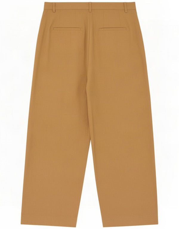 Zara Mujer Pantalones Chinos De Pierna Ancha Y Talle Alto XS W24 L27 Beige