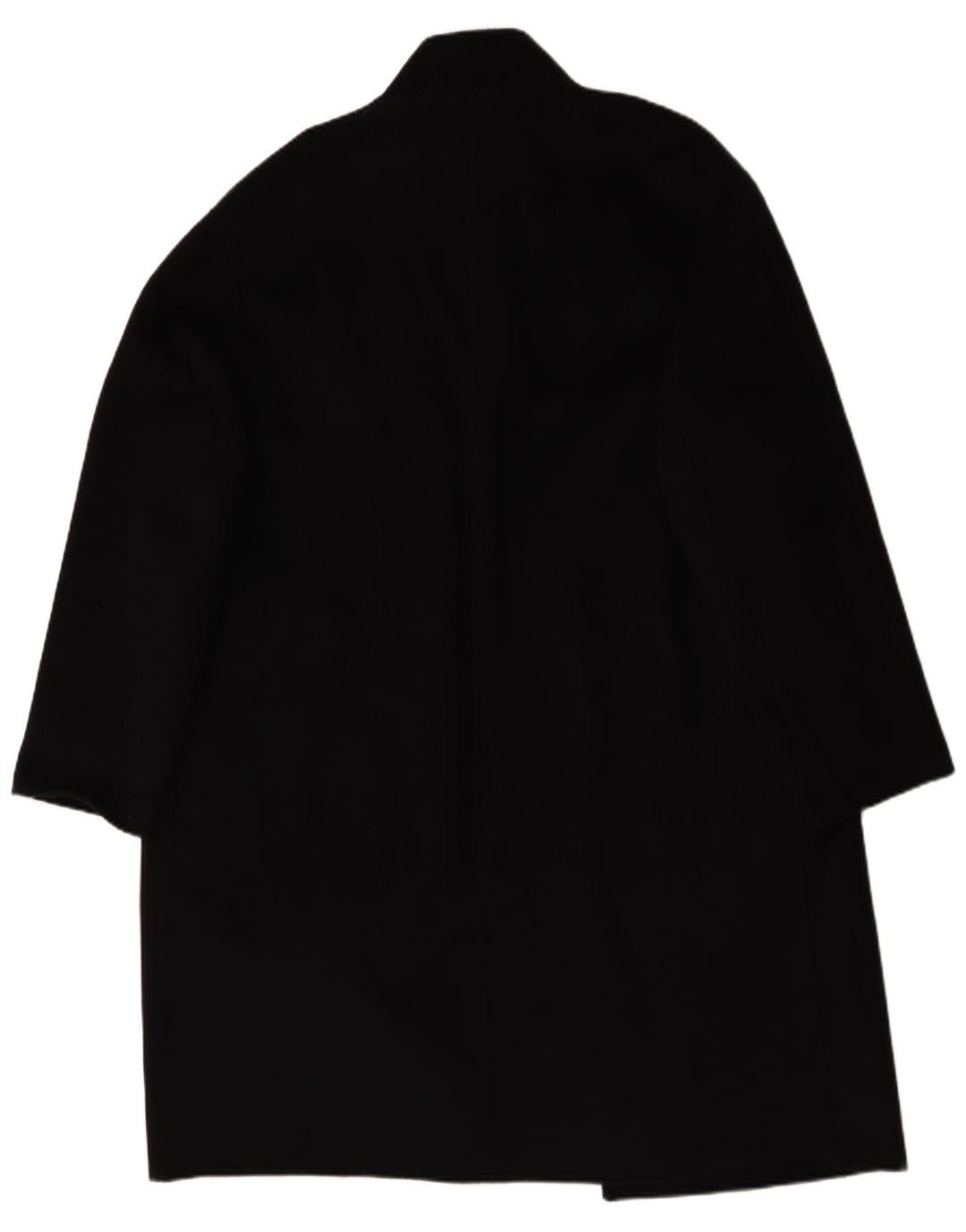 Zara Hombre Abrigo UK 44 XL Lana Negra